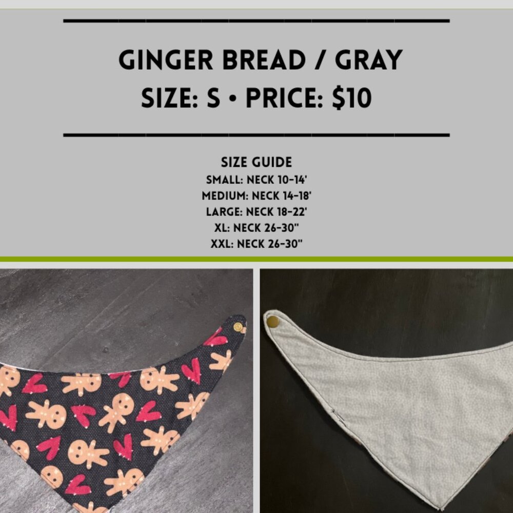 *NOW FOR $7* Small Holiday Bandana 10-14" *AND FREE SHIPPING*